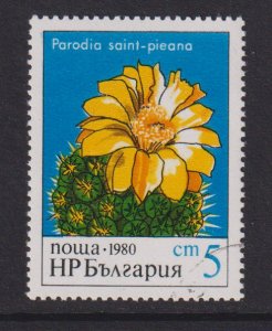 Bulgaria   #2726A  cancelled  1980  blooming cacti  5s