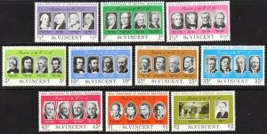 St. Vincent Sc #435-444 MNH