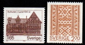 Sweden # 1408 - 1409 MNH