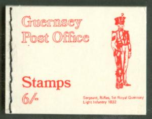 Great Britain-Guernsey # 13a,14a,28a  6/- BOOKLET Complete