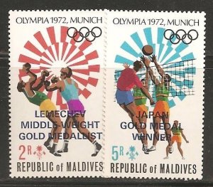 Maldives Islands SC 417-18 Mint, Never Hinged