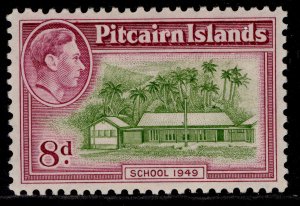 PITCAIRN ISLANDS GVI SG6a, 8d olive-green & magenta, M MINT. Cat £24.