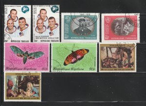 Togo C135-C142 Sets U Topicals