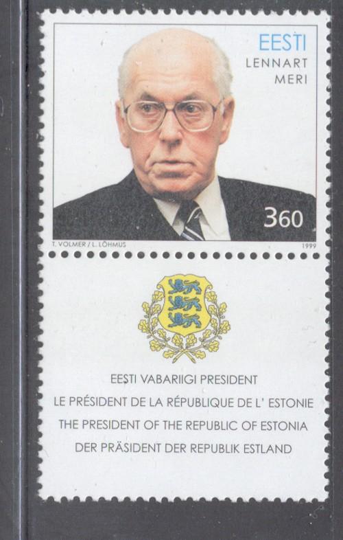 Estonia Sc 359 1999 70th Birthday Meri stamp mint NH