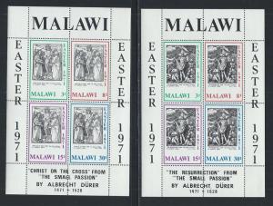 MALAWI SC# 171a-172a VF MNH 1971