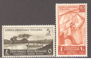 Italian East Africa, Scott #27-28, MH
