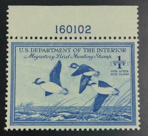 MOMEN: US STAMPS #RW15 DUCK MINT OG NH XF LOT #73906