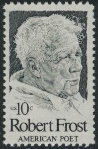 U.S.#1526 Robert Frost 10c Single, MNH.