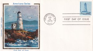 1978, Lighthouse, Colorano Silk, FDC (E11759)