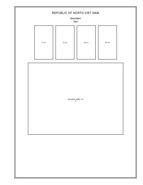 PRINTED VIETNAM 1946-2010 + 2011-2020 STAMP ALBUM PAGES (560 pages)