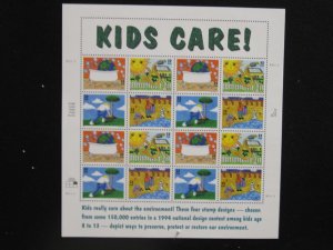 US - SCOTT# 2951-2954 - PANE 16 - MNH - CAT VAL $26.00