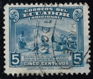 Ecuador #RA55 Peons; Used (0.25)