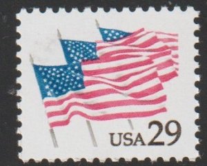 SC# 2531b - (29c) - Flags on Parade, (prephosphored coating) - MNH single