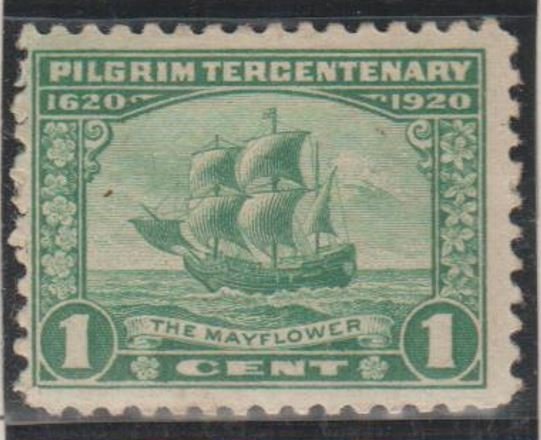 U.S. Scott #548 Pilgrim Stamp - Mint Single