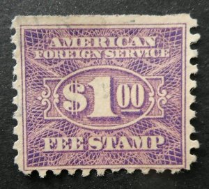 USA, Scott RK27, Used Consular Service Revenue Stamp