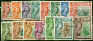 North Borneo 1961 Set of 15 to $5 SG391-405 Fine Used