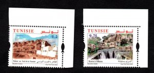 2022- Tunisia- Ecotourism: Kesra in Siliana, Dahar in Southern Tunisia- 2V.MNH** 