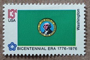 United States #1674 13c Washington Flag MNG (1976)