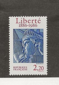 FRANCE Sc 2014 NH issue of 1986 - Stature of Liberty