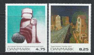 DENMARK - #1386-#1387 - MODERN ART SET (2007) MNH SORENSEN & MATTINEN