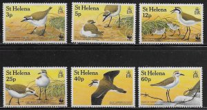 St Helena Scott #'s 593 - 598 MNH