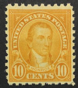 MOMEN: US #591 MINT OG NH POST OFFICE FRESH $80 LOT #425