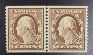 US STAMPS #354 3MM PAIR MINT OG NH LOT #97282