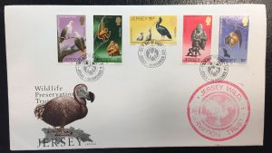 Jersey #217-221 FDC (First Day Cover) Jersey Wildlife Preservation Trust