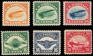 U.S. AIRMAIL C1-6  Mint (ID # 116213)