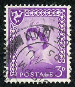 IOM SG2a 3d Deep Lilac on Chalky Paper Fine used cat from 6.50 pounds