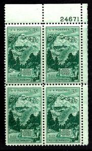 1011 Mint,OG,NH... Plate Block