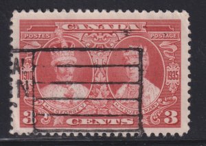 Canada 213 King George V & Queen Mary  3¢ 1935