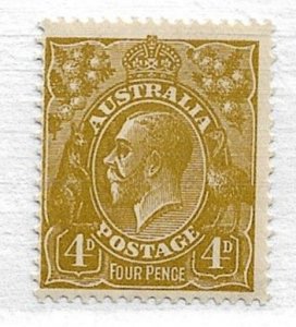 1929 Australia 73 4d King George V MLH