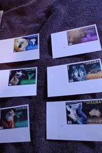 CUBA.SC.#5242-5247.ANIMALES.SET OF 6 STAMPS.IMPERF.