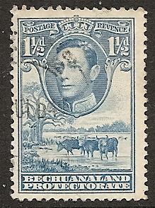 Bechuanaland Prot. 126 Used 1938 1 1/2p lt blue KGVI Defin.