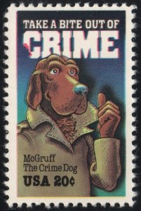 SC#2102 20¢ Crime Prevention Single (1984) MNH