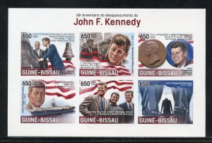 GUINEA BISSAU 2023 60th MEMORIAL ANNIVERSARY OF JOHN F. KENNEDY IMP SHEETMINT NH