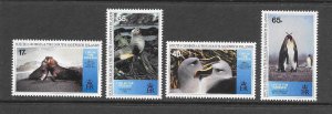 SOUTH GEORGIA #190-3  MARINE LIFE  MNH