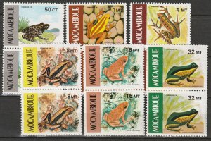 Mozambique 1985 Sc 960-5 set pairs MNH