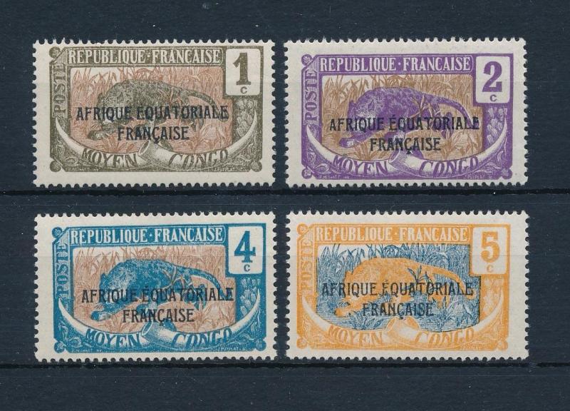 [58922] Middle Congo 1924  Leopard Afrique Equatoriale Francaise with ovp MNH