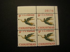 Scott 1276, Christmas Angel, 1965, PB4 #28176 UR, MNH Christmas Beauty