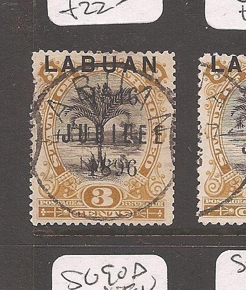 Labuan Jubilee 3c Tree SG 85 VFU (9auq)