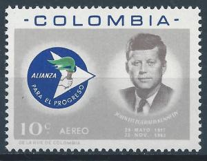 Columbia - SC# C455 - MNH - SCV$0.25 - JFK Memorial Issue