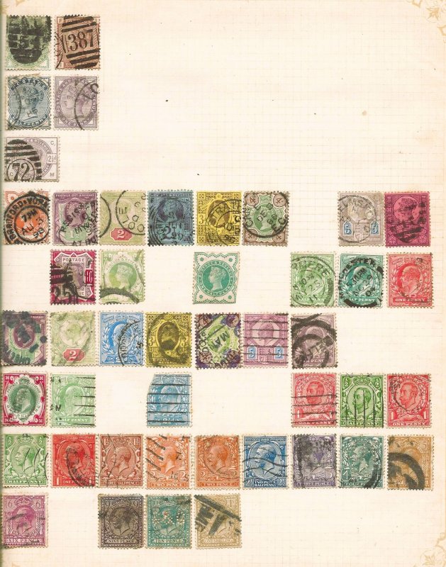 Great Britain - 78 Different - All prior to 1930 - See Scans