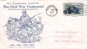 US Towandas Salute the Civil War Centennial 1964 Cover