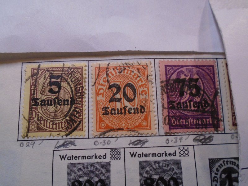 Germany  #  O29-O30/O34  used