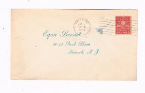 Scott #654 Unofficial Orange  first day cover for Electric Light by Egon Bernet