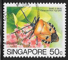 Singapore 459 Used - Insect