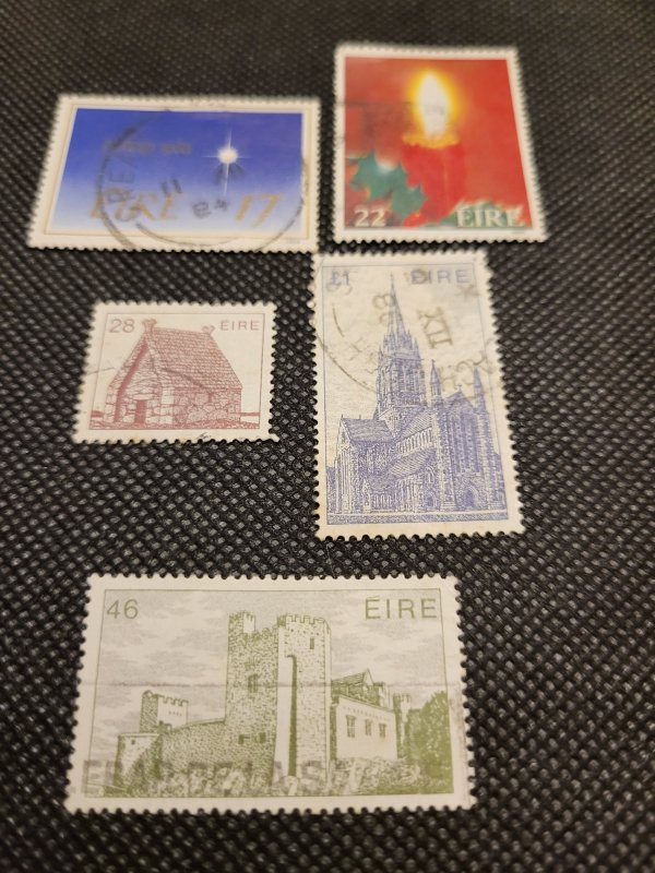 Ireland 1984 issues, Architecture & Christmas, SCV$ 6.25