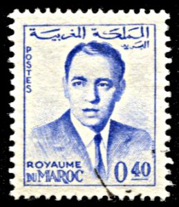 Morocco 113, used, King Hassan II